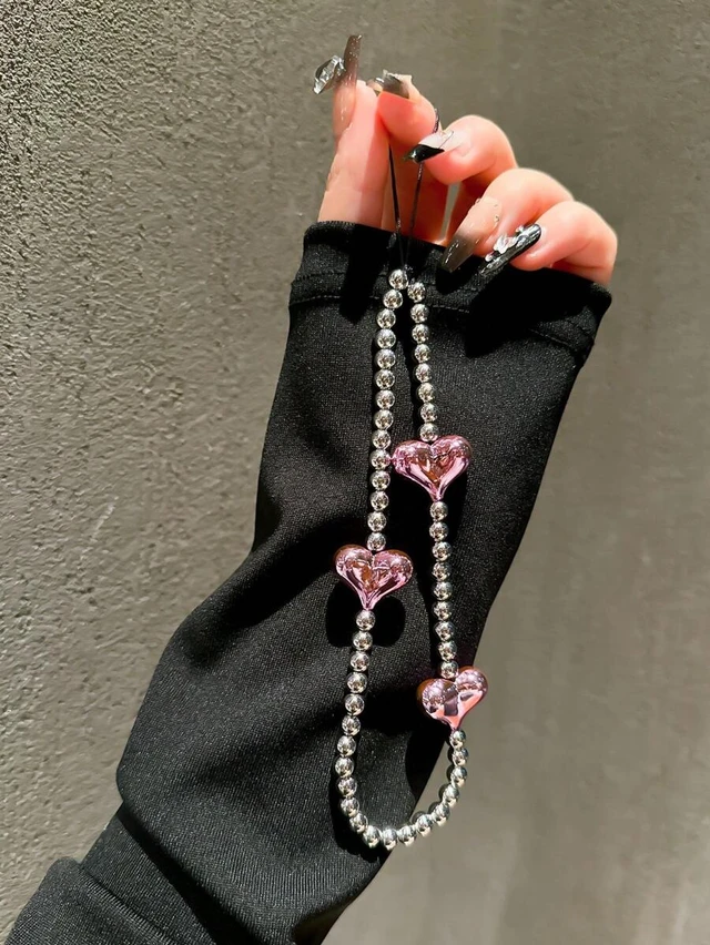 Alt view image 6 of 7 - Bks Heart Decor Phone Lanyard Gift for Mother Family Birthday Holiday Charm Chain Gifts Friends