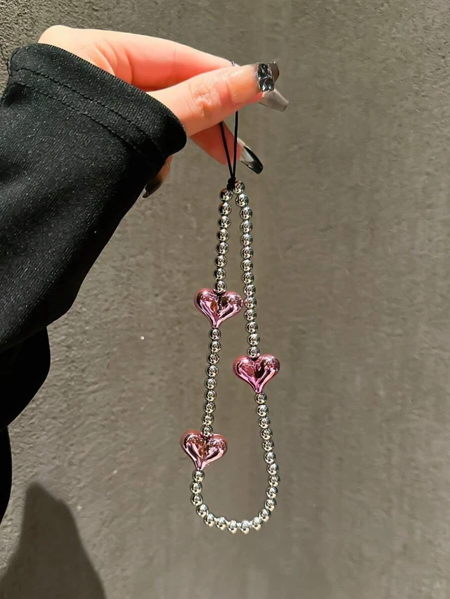 Alt view image 7 of 7 - Bks Heart Decor Phone Lanyard Gift for Mother Family Birthday Holiday Charm Chain Gifts Friends