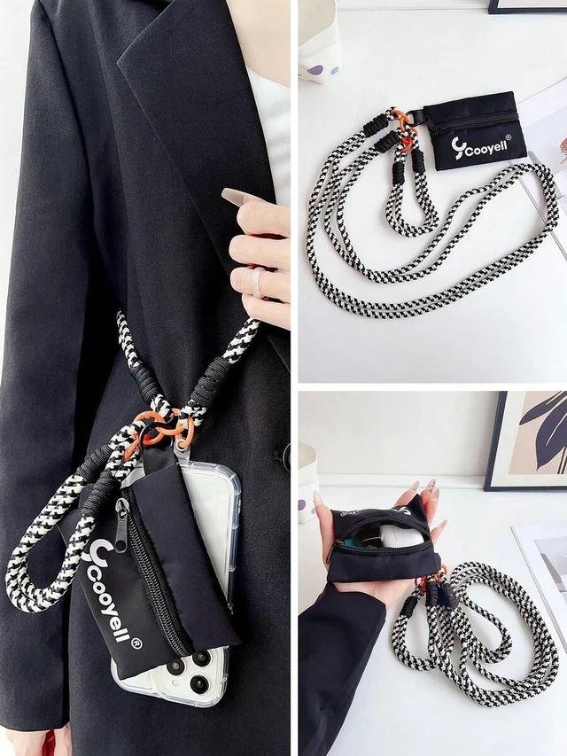 Alt view image 7 of 7 - Bks Universal Phone Lanyard Strap, Detachable Cross-Body Cord for Outdoor Sports, Unisex Gift for Mother Family Friends Birthday Holiday