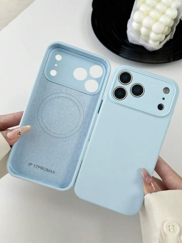 Alt view image 4 of 7 - Bks Luxury Magnetic Style Silicone Magnetic Solid Color Magnetic Liquid Silicone Phone Case With Wireless Charging Support Compatible With IPhone 17 Pro Max 17 Pro 17 Air 17 16 Plus 15 14 13 12 Pro Ma