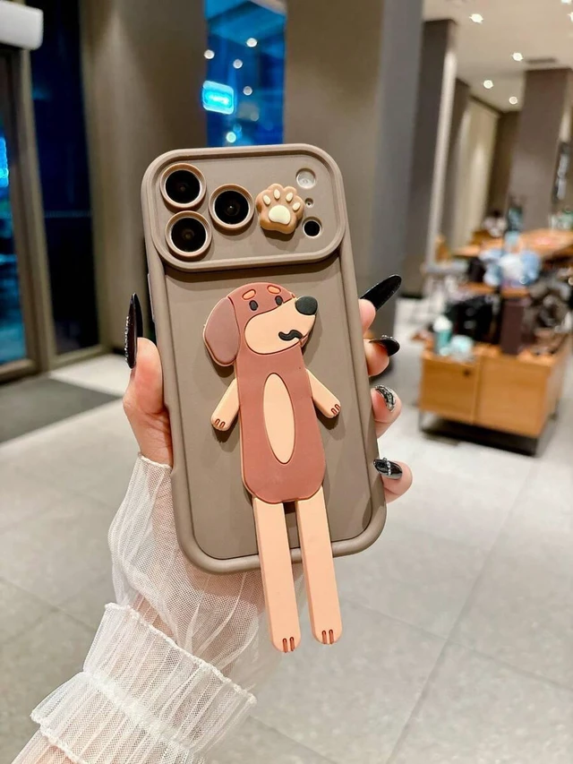 Main image of Bks 3D Animal Pattern Phone Case Full Coverage Camera Protection Anti-Drop Compatible Samsung Galaxy A Series iPhone 11 to 17 Pro Max