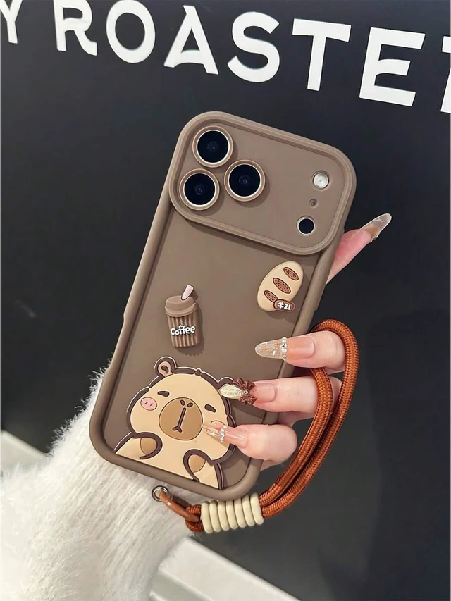 Alt view image 4 of 7 - Bks 3D Animal Pattern Phone Case Full Coverage Camera Protection Anti-Drop Compatible Samsung Galaxy A Series iPhone 11 to 17 Pro Max