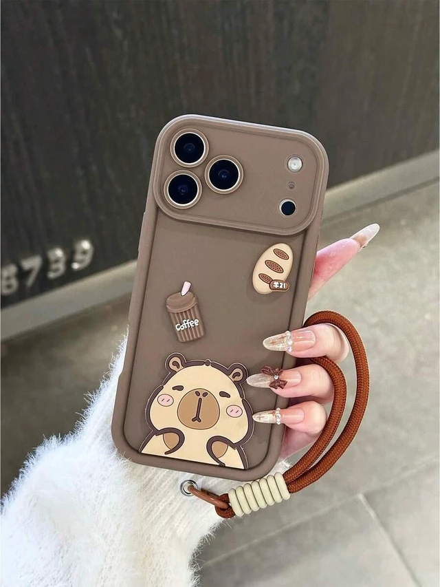 Alt view image 6 of 7 - Bks 3D Animal Pattern Phone Case Full Coverage Camera Protection Anti-Drop Compatible Samsung Galaxy A Series iPhone 11 to 17 Pro Max