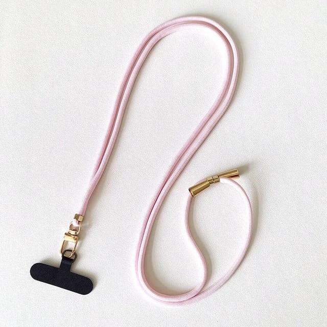 Main image of Bks Adjustable Universal Phone Lanyard Strap, Retractable Halter Cord, Durable Anti-Drop Long Phone Chain For Outdoor Use