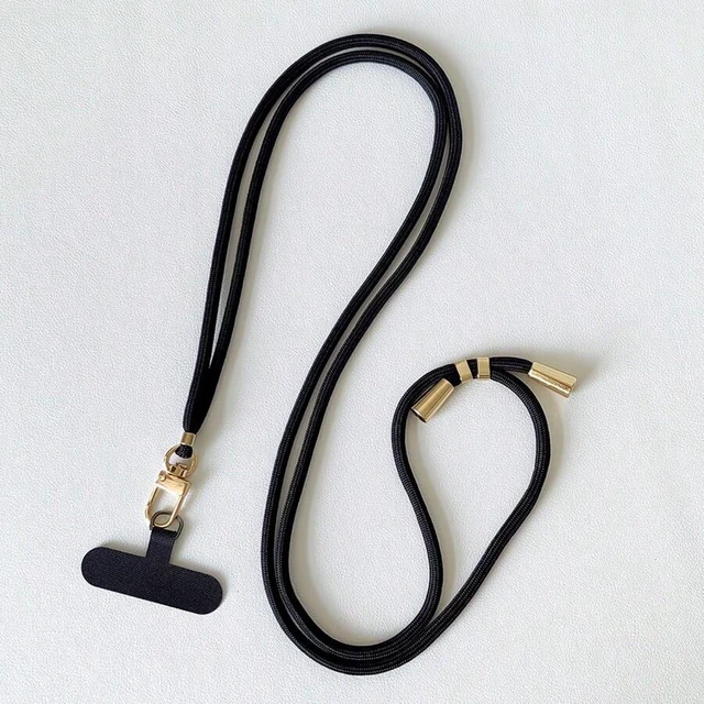 Main image of Bks Adjustable Universal Phone Lanyard Strap, Retractable Halter Cord, Durable Anti-Drop Long Phone Chain For Outdoor Use