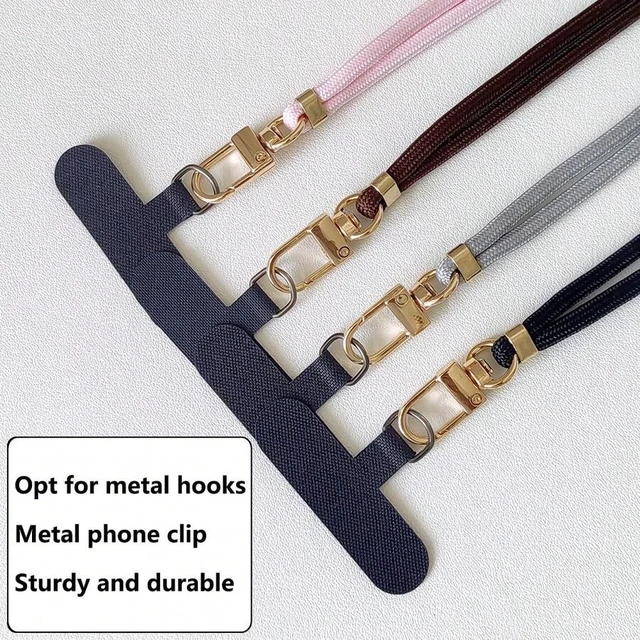 Alt view image 5 of 7 - Bks Adjustable Universal Phone Lanyard Strap, Retractable Halter Cord, Durable Anti-Drop Long Phone Chain For Outdoor Use