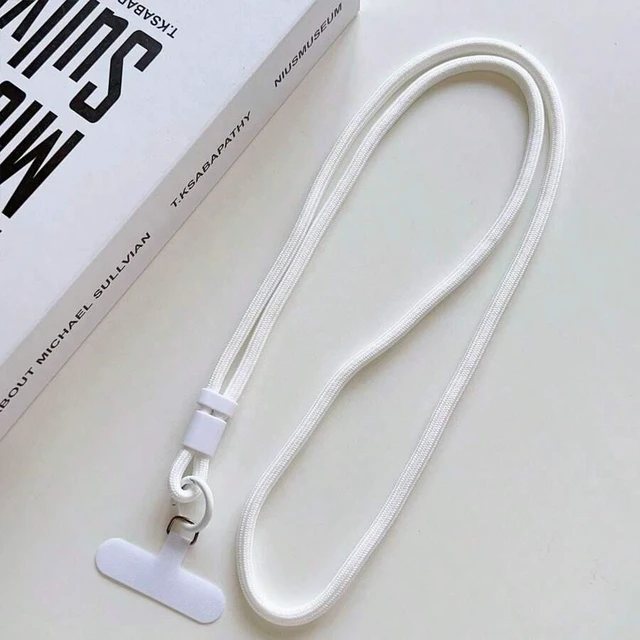 Alt view image 6 of 7 - Bks Adjustable Woven Phone Lanyard with Anti-Loss Protection, Solid Color Rope Texture for All Phone Cases