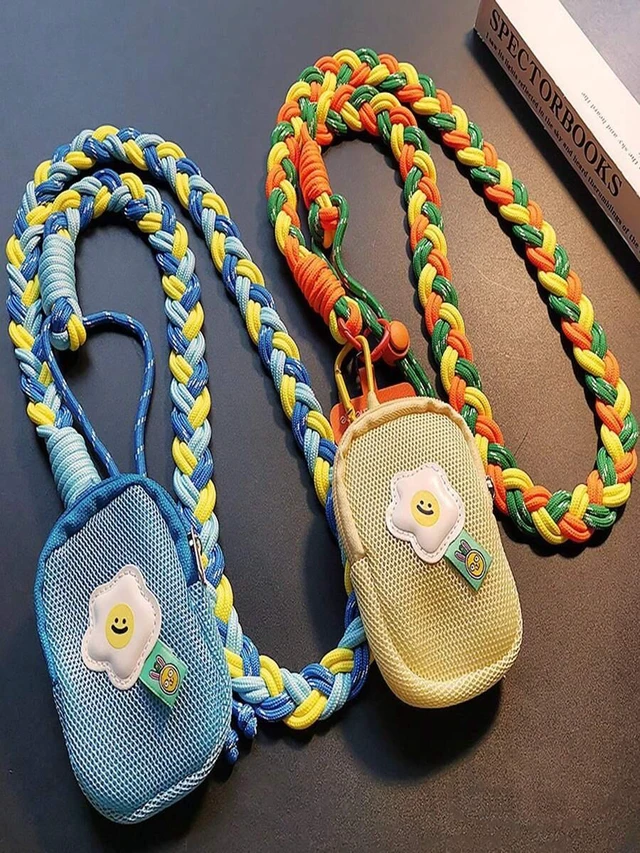 Alt view image 4 of 7 - Bks Women's Long Crossbody Phone Lanyard Portable Mini Storage Pouch Anti-Loss Key Holder Versatile Shoulder Strap For Travel Shopping