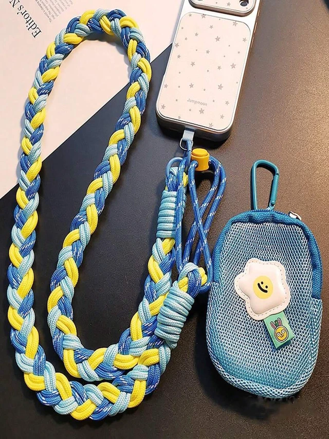 Alt view image 3 of 7 - Bks Women's Long Crossbody Phone Lanyard Portable Mini Storage Pouch Anti-Loss Key Holder Versatile Shoulder Strap For Travel Shopping