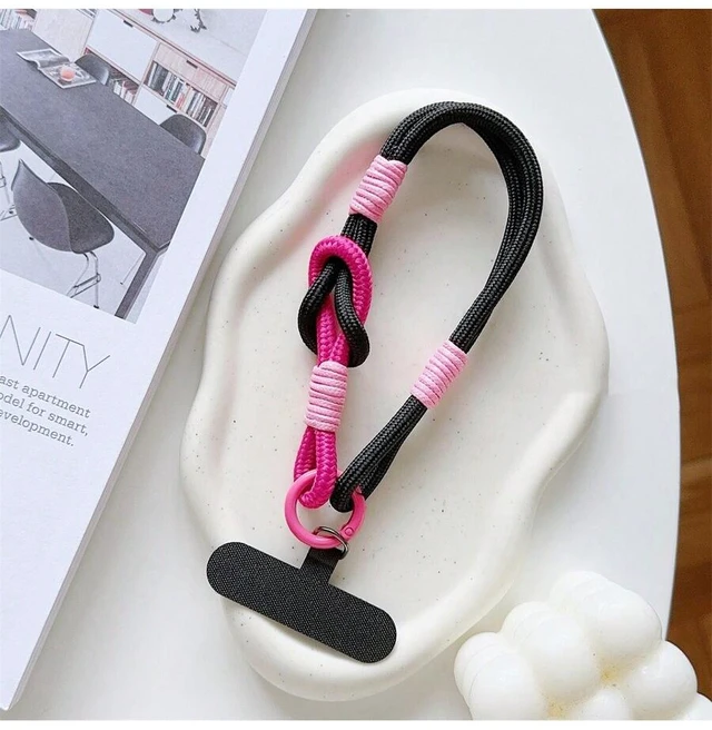 Alt view image 2 of 7 - Bks Vintage Phone Lanyard Wrist Strap Detachable Summer Hand Chain Anti-Lost Keychain Earbud Holder Card Clip Gift For Mother Family Friends Birthday Holiday
