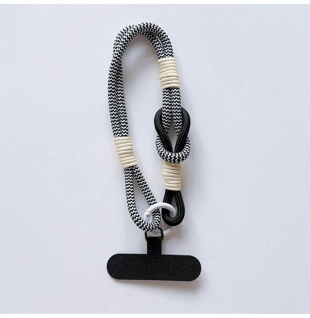 Alt view image 5 of 7 - Bks Vintage Phone Lanyard Wrist Strap Detachable Summer Hand Chain Anti-Lost Keychain Earbud Holder Card Clip Gift For Mother Family Friends Birthday Holiday