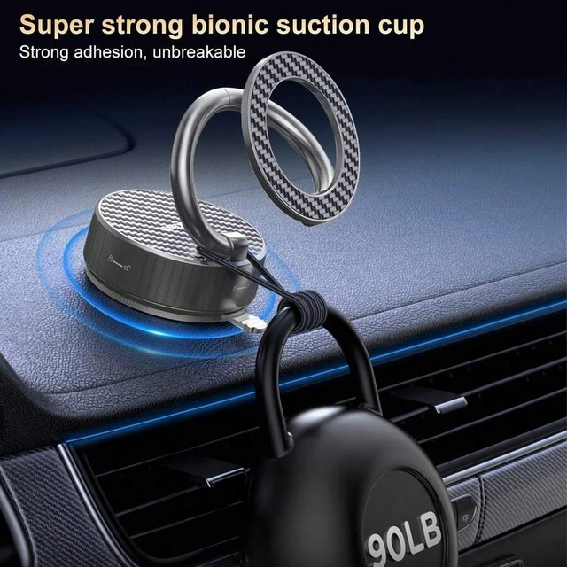Alt view image 4 of 7 - Bks Adjustable Magnetic Suction Cup Car Phone Holder Anti-Shake Navigation Rotating Foldable Mount for Smartphone GPS