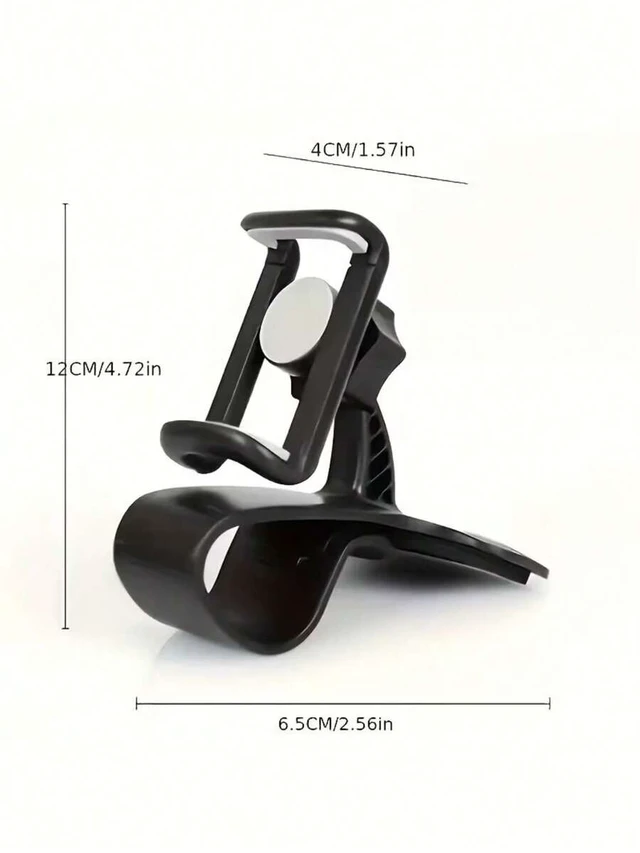 Alt view image 3 of 6 - Bks Car Phone Holder Multi-Function Rotatable Mount for GPS Dashboard ABS Material Fixing Device