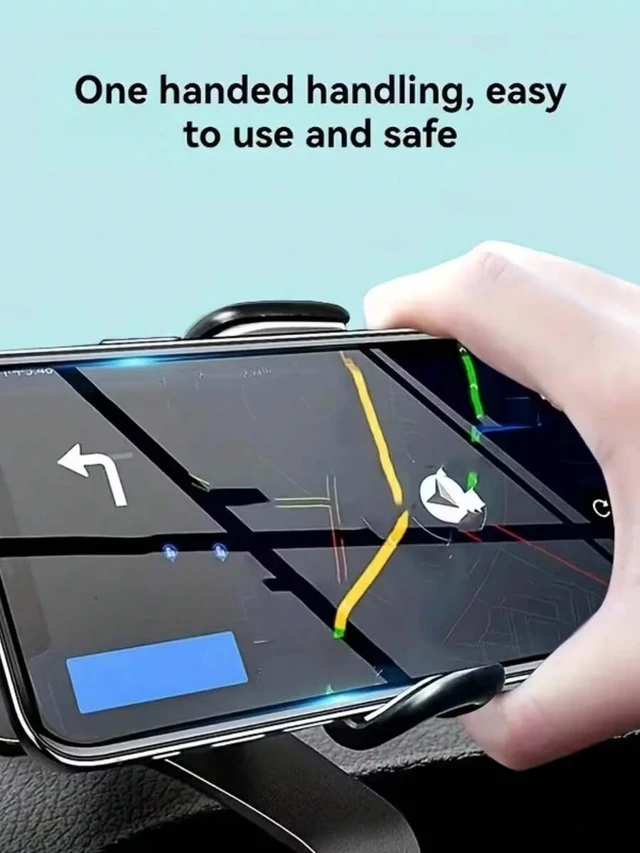 Alt view image 5 of 6 - Bks Car Phone Holder Multi-Function Rotatable Mount for GPS Dashboard ABS Material Fixing Device