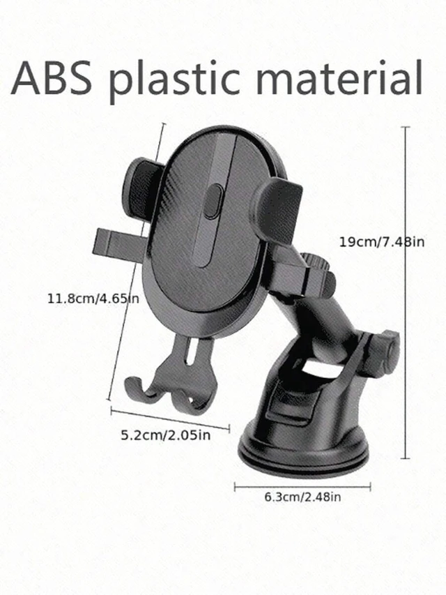 Main image of Bks Suction Cup Car Phone Holder Universal Dashboard Console Multi-Function Telescopic Navigation Mount