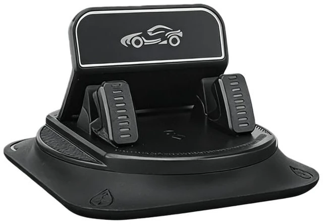 Main image of Bks Car Phone Holder 360 Rotation Dashboard Mount Suction Cup Anti Slip Horizontal Vertical Angle Adjustment