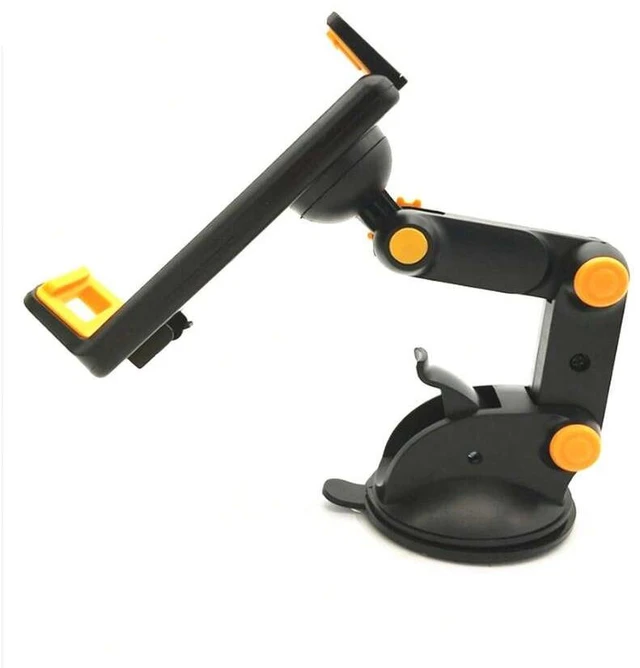 Main image of Bks Long Arm 360 Rotating Windshield Car Phone Holder Strong Suction Cup Anti-Slip Clamp Universal Dashboard Mount For Smartphone GPS Navigation