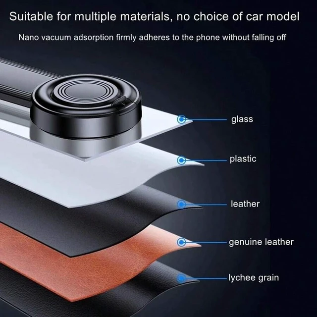 Alt view image 7 of 7 - Bks Magnetic Car Phone Holder Flexible Aluminum Arm Dashboard Windshield Mount 360 Rotation Compatible iPhone 17 Air 16 15 14 13 12 Series All Phones