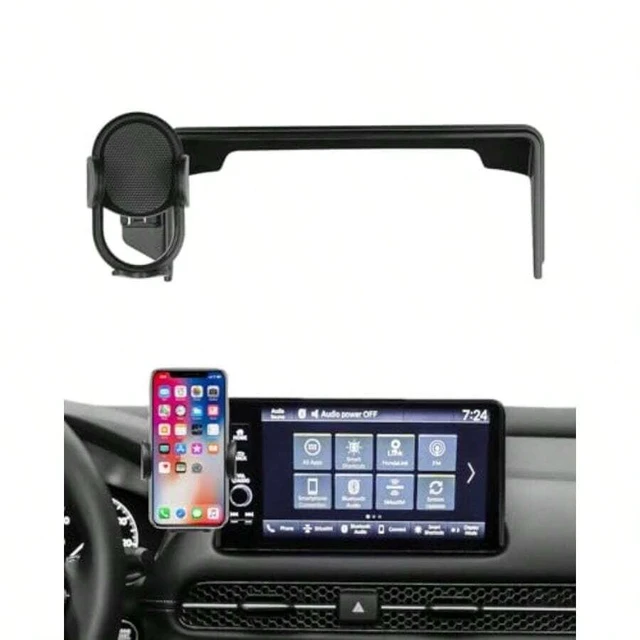 Main image of Bks Custom Fit Car Phone Holder for HRV CRV 2023-2026 7 to 9 Inch Screen Mount with 360 Degree Rotation and One Hand Operation