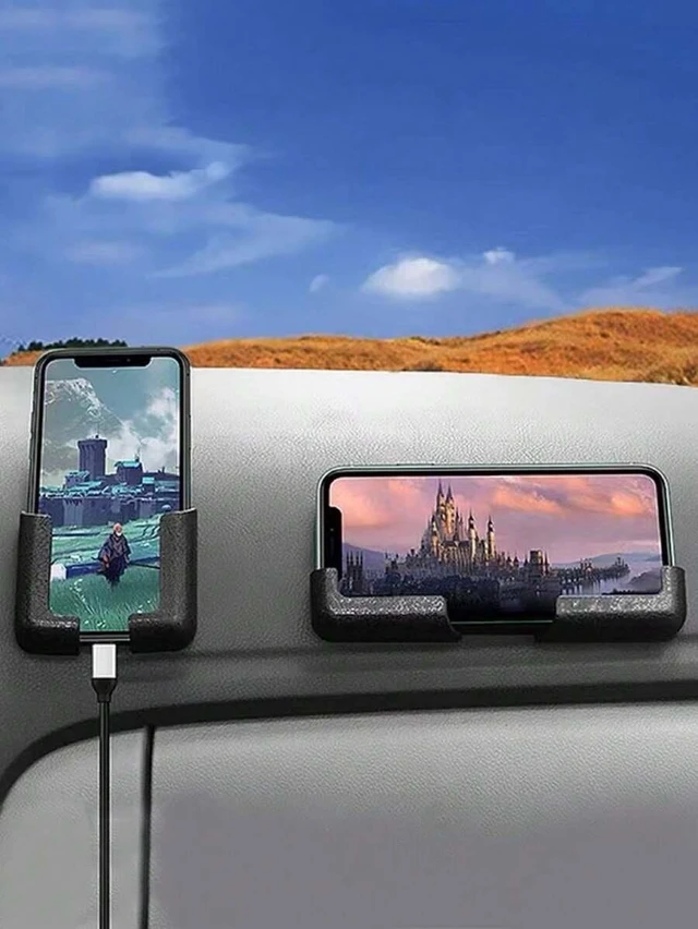 Main image of Bks 2PCS Car Phone Holder Universal Mount Vent Dashboard Windshield