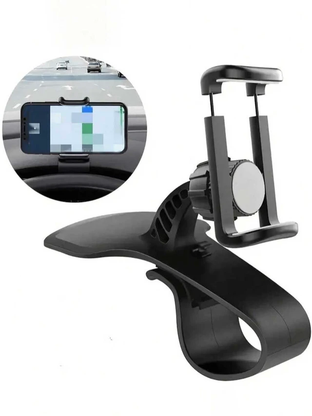 Alt view image 7 of 7 - Bks 360 Rotating Car Phone Holder Dashboard Mount Universal Clip GPS Navigation Support Adjustable Multi-Function