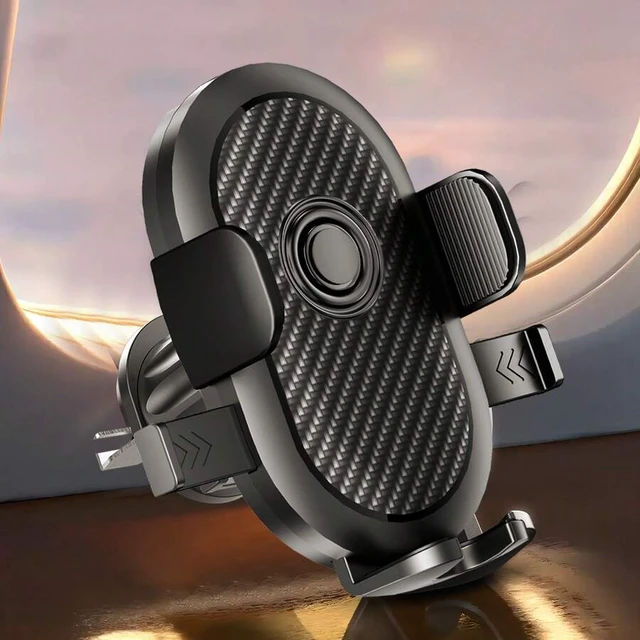 Alt view image 2 of 7 - Bks Suction Cup Car Phone Holder Dashboard Mount One-Click Lock 360 Rotation Adjustable Non-Blocking View Fits 4 to 7 Inch Phones