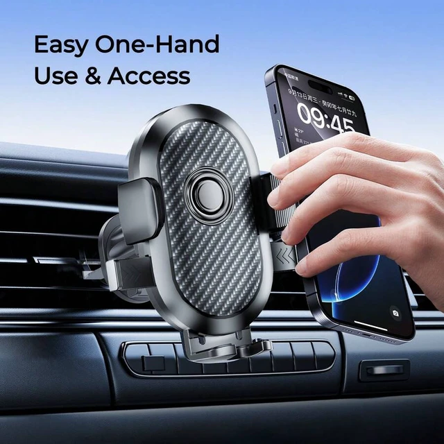 Alt view image 3 of 7 - Bks Suction Cup Car Phone Holder Dashboard Mount One-Click Lock 360 Rotation Adjustable Non-Blocking View Fits 4 to 7 Inch Phones