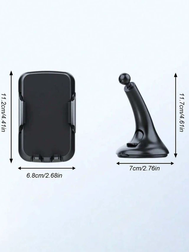 Alt view image 5 of 7 - Bks Universal Car Phone Holder Adjustable Vertical Horizontal High Stability Strong Adhesion Mount
