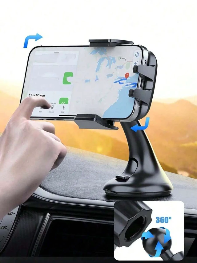Alt view image 7 of 7 - Bks Universal Car Phone Holder Adjustable Vertical Horizontal High Stability Strong Adhesion Mount