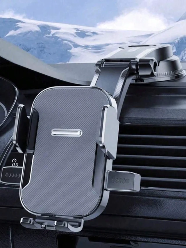 Alt view image 3 of 4 - Bks Car Phone Holder Foldable Extendable Dashboard Center Console Navigation Mount Universal Stand