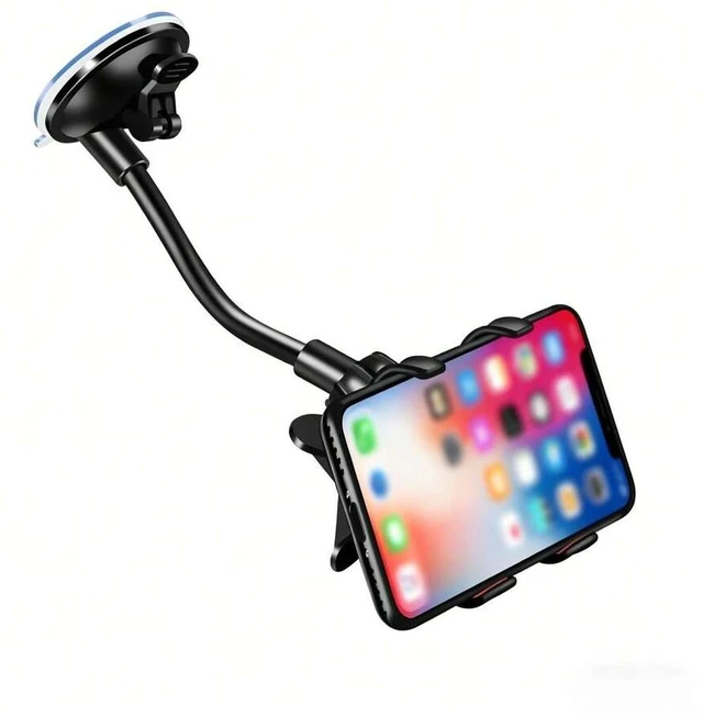 Main image of Bks 1pc Multi-Functional Suction Cup Creative Navigation Bracket For Trucks, Universal Clip-On Car Phone Holder