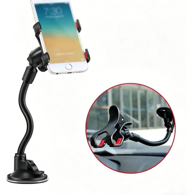 Alt view image 2 of 6 - Bks 1pc Multi-Functional Suction Cup Creative Navigation Bracket For Trucks, Universal Clip-On Car Phone Holder