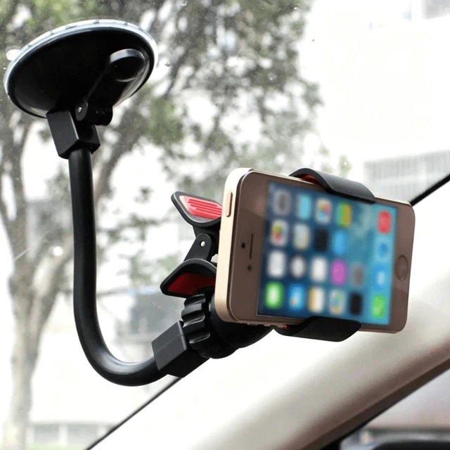 Alt view image 6 of 6 - Bks 1pc Multi-Functional Suction Cup Creative Navigation Bracket For Trucks, Universal Clip-On Car Phone Holder