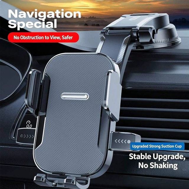 Alt view image 3 of 6 - Bks Universal Car Phone Holder Mount, Desktop Stand, Hands-Free Cradle Compatible with iPhone and Android Smartphones