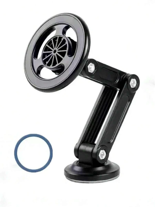 Main image of Bks 360 Degree Rotatable Magnetic Car Phone Holder Mount Stand Foldable Navigation Accessory for Any Smartphone