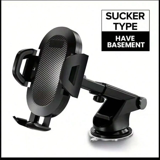 Alt view image 6 of 7 - Bks Car Phone Holder Suction Cup Mount Quick Release Adjustable Navigation Stand for All Smartphones