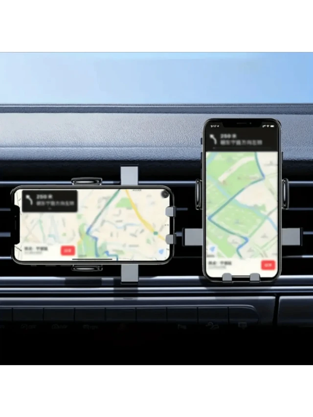 Alt view image 3 of 7 - Bks Car Phone Holder Universal Air Vent Mount 360 Rotation Anti-Shake Stable for Most Vehicles