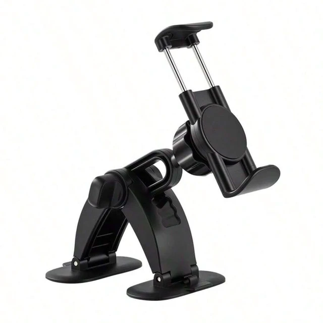 Alt view image 2 of 7 - Bks Lock Car Phone Holder Mount Anti-Shake Universal Dashboard Air Vent Bracket Compact Minimalist Design for All Models