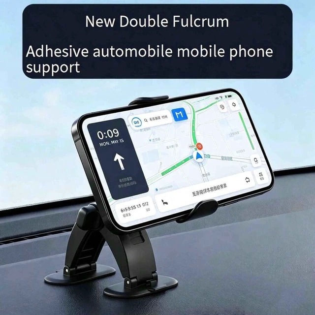 Alt view image 5 of 7 - Bks Lock Car Phone Holder Mount Anti-Shake Universal Dashboard Air Vent Bracket Compact Minimalist Design for All Models