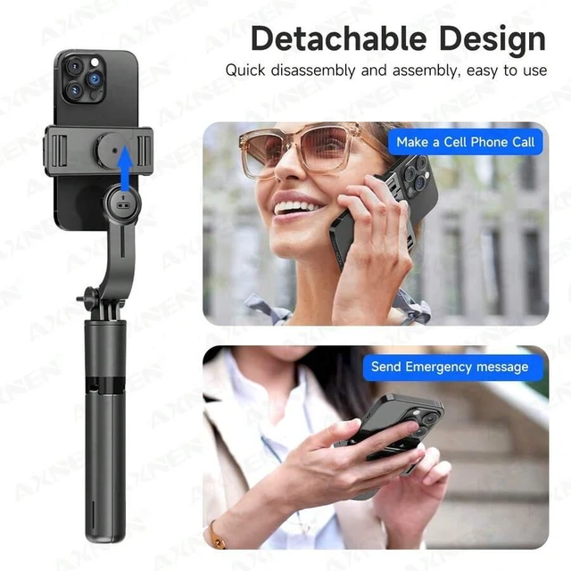Alt view image 5 of 7 - Bks Portable Selfie Stick Tripod With Wireless Remote, Extendable Lightweight Stand Compatible iPhone Android GoPro