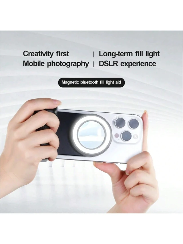 Alt view image 6 of 7 - Bks Bluetooth Shutter Phone Handle Camera Grip Selfie Stabilizer Vlog Stick