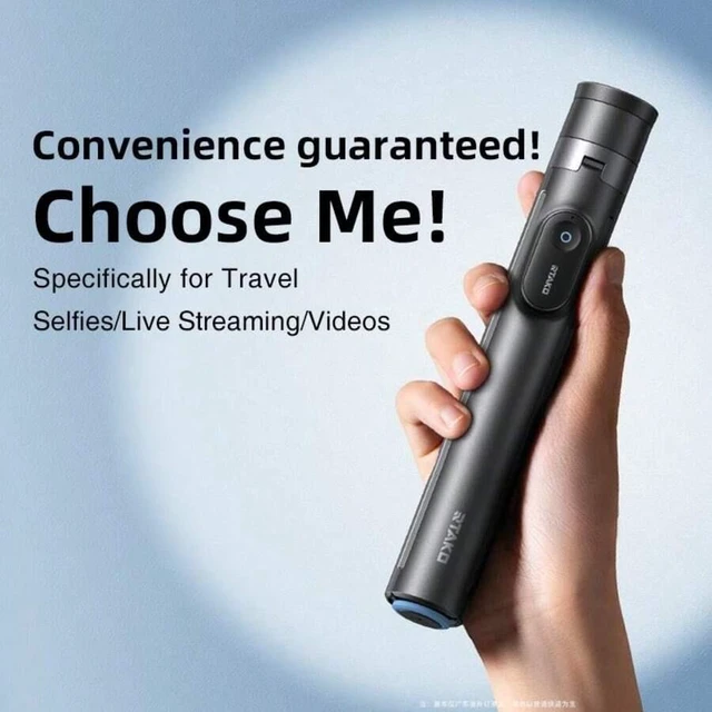 Main image of Bks Extendable Aluminum Bluetooth Selfie Stick Tripod with Wireless Remote, 360 Rotation Phone Holder for iPhone and Android Smartphones