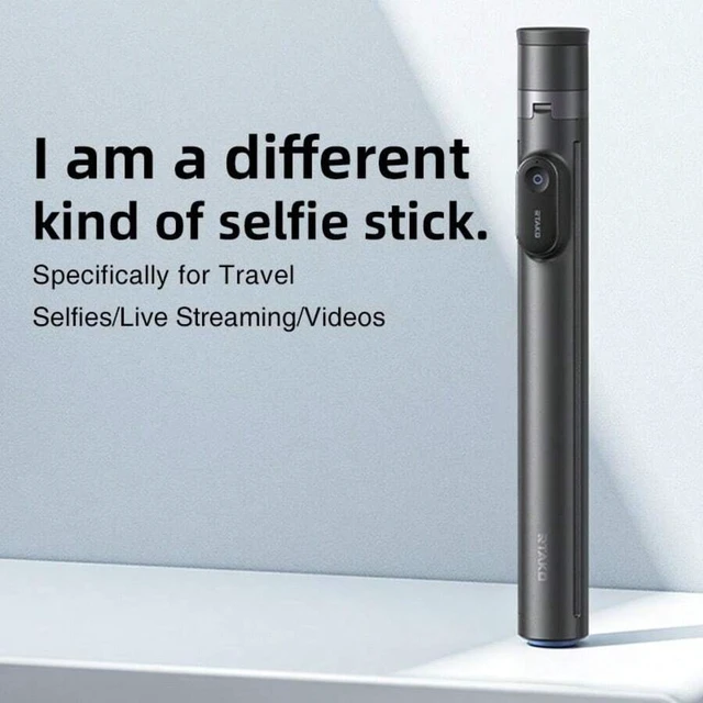 Alt view image 3 of 6 - Bks Extendable Aluminum Bluetooth Selfie Stick Tripod with Wireless Remote, 360 Rotation Phone Holder for iPhone and Android Smartphones