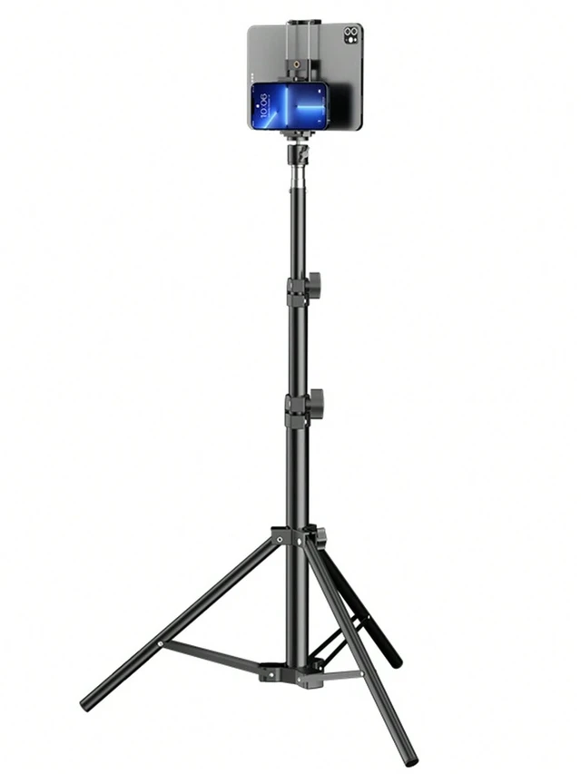 Alt view image 5 of 7 - Bks Phone Tablet Dual-Use Support Stand With Tripod For Live Streaming Selfie Stick Outdoor Travel