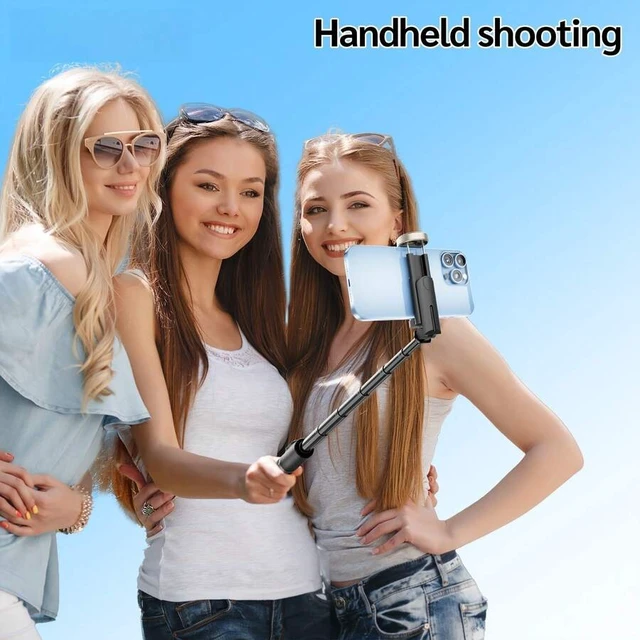 Alt view image 3 of 7 - Bks 70 Inch Extendable Selfie Stick Tripod With Fill Light Wireless Remote Portable Stand For Android iPhone
