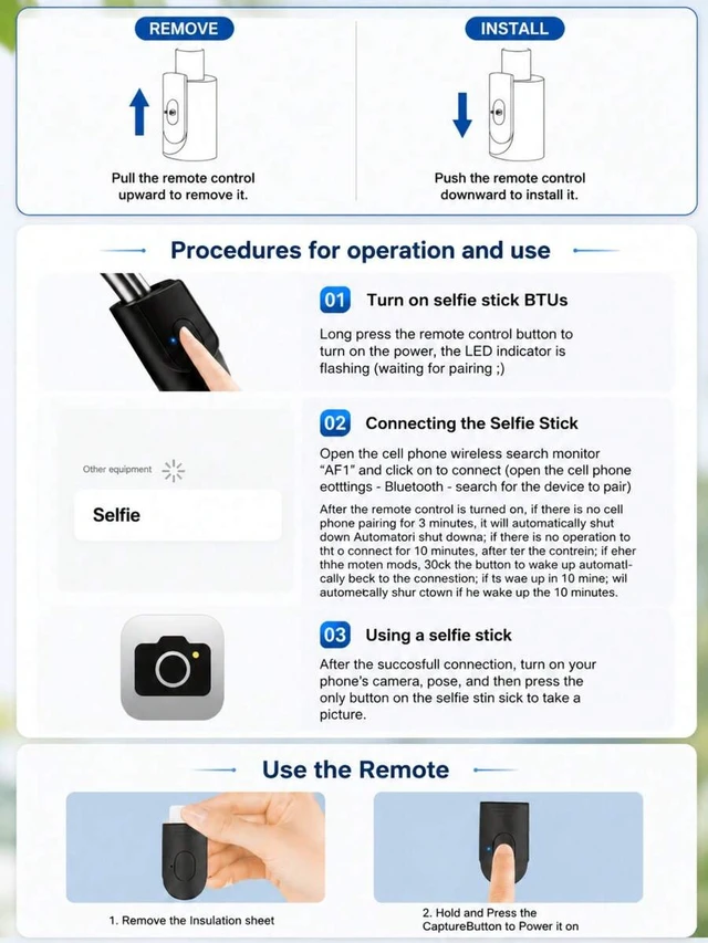 Alt view image 3 of 7 - Bks Selfie Stick Tripod with Remote Control Phone Holder for Live Streaming Vlog Travel Compatible iPhone Android Mobile Phones