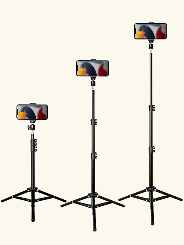 Alt view image 2 of 7 - Bks Lightweight 82.67-Inch Tripod With Selfie Stick And Phone Holder For Video Recording, Photography, Live Streaming