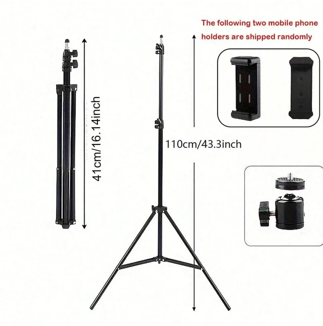 Alt view image 5 of 7 - Bks Lightweight 82.67-Inch Tripod With Selfie Stick And Phone Holder For Video Recording, Photography, Live Streaming
