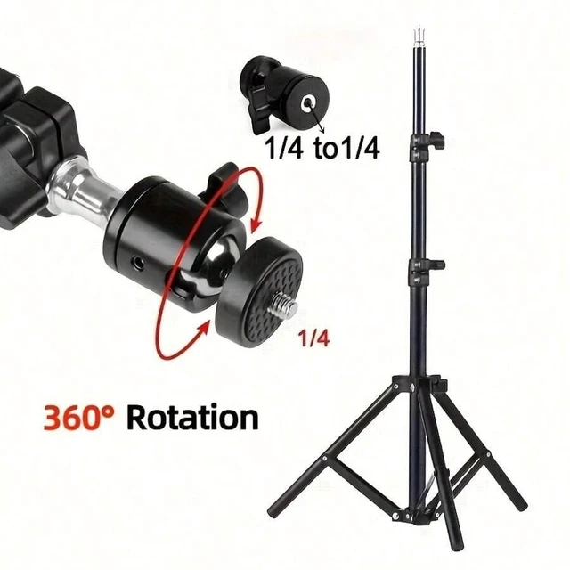 Alt view image 2 of 7 - Bks 43-Inch Retractable Selfie Stick Monopod with 360 Rotation Stable Anti-Shake Stand for Live Streaming Travel Vlog Outdoor Broadcasting