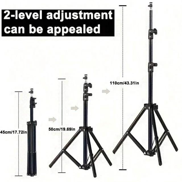 Alt view image 4 of 7 - Bks 43-Inch Retractable Selfie Stick Monopod with 360 Rotation Stable Anti-Shake Stand for Live Streaming Travel Vlog Outdoor Broadcasting